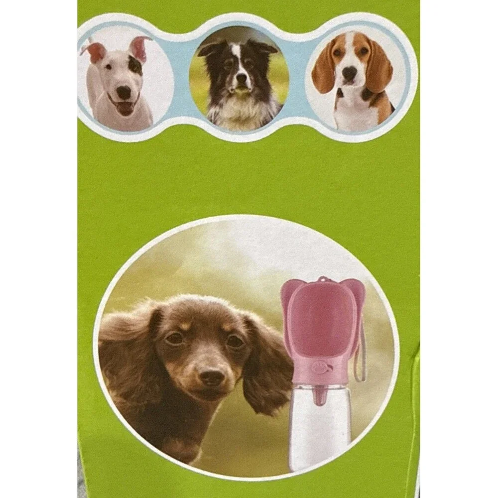 Pet Care Cup Water Bottle, Leak Proof Portable Travel Dog Water Dispenser